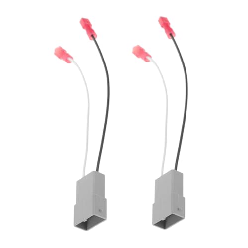 HEALEEP 2 Stück Lautsprecher Kabel Konverter Auto Versorgung Lautsprecherkabel Auto Teil Ersatzkabelbaum Autozubehör Grey Abs-kunststoff HEALEEP 2 Stück Lautsprecher Kabel Konverter Auto Versorgung Lautsprecherkabel Auto Teil Ersatzkabelbaum Autozubehör Grey Abs-kunststoff von HEALEEP