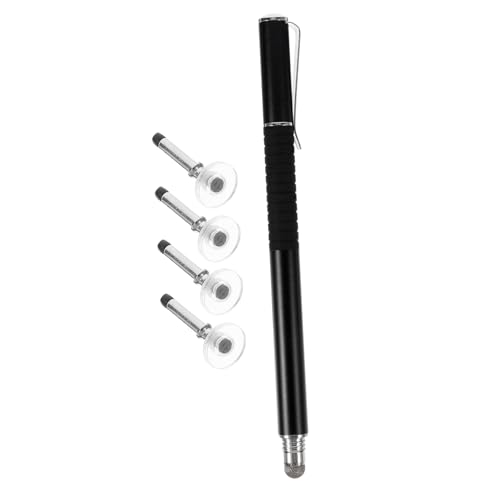 HEALEEP 5-teiliges 2-in-1-eingabestift-set Universeller Kapazitiver Stift Mit Spitzen Zum Schreiben Tablet Telefon Glatte Metallspitze Schwarz HEALEEP 5-teiliges 2-in-1-eingabestift-set Universeller Kapazitiver Stift Mit Spitzen Zum Schreiben Tablet Telefon Glatte Metallspitze Schwarz von HEALEEP