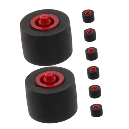 HEALEEP 8 Stück Druckwalze Andruckrollenrad Schreibermaschine Andruckrolle Austausch der Kassetten-Andruckrollen Kassettenrekorder Andruckrolle für Recorder Kassettenandruckrolle Plastik HEALEEP 8 Stück Druckwalze Andruckrollenrad Schreibermaschine Andruckrolle Austausch der Kassetten-Andruckrollen Kassettenrekorder Andruckrolle für Recorder Kassettenandruckrolle Plastik von HEALEEP