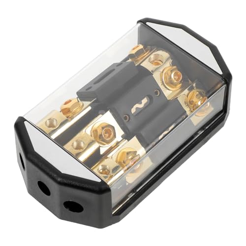 HEALEEP Car-Audio-Sicherungskasten Auto Sicherungsblock Leistung Verstärker-Verteilerblock Audio-Sicherungshalter Multi Fuse Block Car Audio Car-Audio-Verteilerblock Kunststoff Schwarz HEALEEP Car-Audio-Sicherungskasten Auto Sicherungsblock Leistung Verstärker-Verteilerblock Audio-Sicherungshalter Multi Fuse Block Car Audio Car-Audio-Verteilerblock Kunststoff Schwarz von HEALEEP