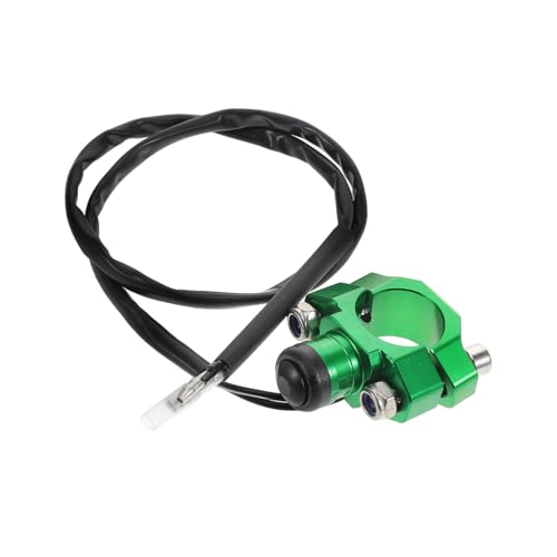 HEALEEP Motorradsteuerung Anlasser Leistung Handhaben Teile Beginnend Zündung Schalten Knopf Montiert Änderung Aus Motorradzubehör Aluminiumlegierung Green von HEALEEP