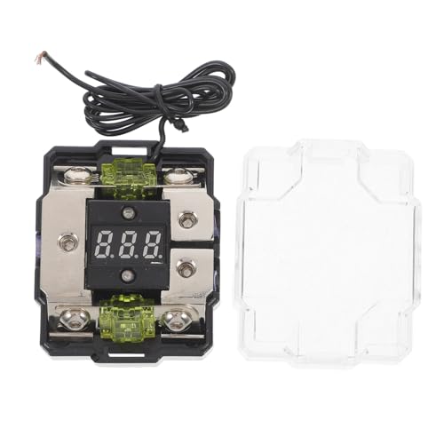 HEALEEP Sicherungshalter Audio- Sicherungsautos Sicherungsblock Für Auto-audioverstärker Verstärker Sicherung Automatischer Sicherungsblock Verteilerblock Car Audio Edelstahl Schwarz von HEALEEP