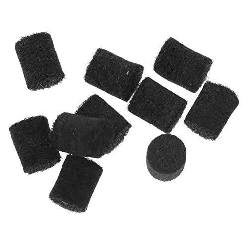 10 Stücke Saxophon Filz Spalte Bumper Guard Pad Key Height Positioning S?ulen Reparaturteile für Alt Tenor Sopran Saxophon 8X11mm Schwarz von HEALLILY