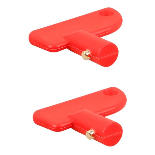 HEALLILY 1 Paar Batterie-ausschalter Schalten Isolator Griff Des Batterietrennsystems Anschlussstück Für Den Batterietrennschalter Trennschaltergriff Plastik Rot HEALLILY 1 Paar Batterie-ausschalter Schalten Isolator Griff Des Batterietrennsystems Anschlussstück Für Den Batterietrennschalter Trennschaltergriff Plastik Rot von HEALLILY