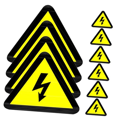 HEALLILY 15 Stück Aufkleber Für Warnschilder Ausrüstung Aufkleber Zur Anzeige Von Stromschlägen Led Schutz Maschine Streifen Mit Kleber Vinyl Abnehmbar Erste Warnung Yellow HEALLILY 15 Stück Aufkleber Für Warnschilder Ausrüstung Aufkleber Zur Anzeige Von Stromschlägen Led Schutz Maschine Streifen Mit Kleber Vinyl Abnehmbar Erste Warnung Yellow von HEALLILY