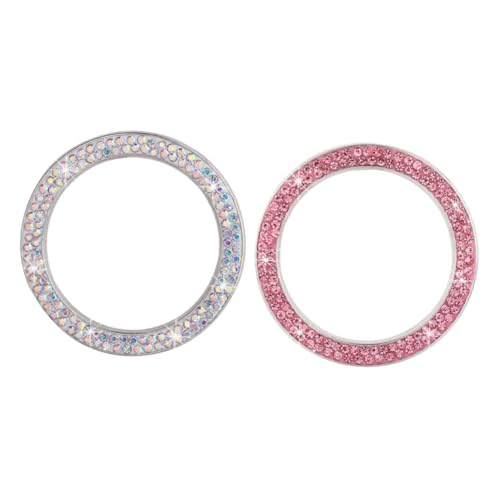 HEALLILY 2Stücke Strass Start Stopp Abdeckung für Auto Elegante Zündknopf Dekoration Kristallen Innenausstattung für Einen Luxuriösen Touch Passend HEALLILY 2Stücke Strass Start Stopp Abdeckung für Auto Elegante Zündknopf Dekoration Kristallen Innenausstattung für Einen Luxuriösen Touch Passend von HEALLILY