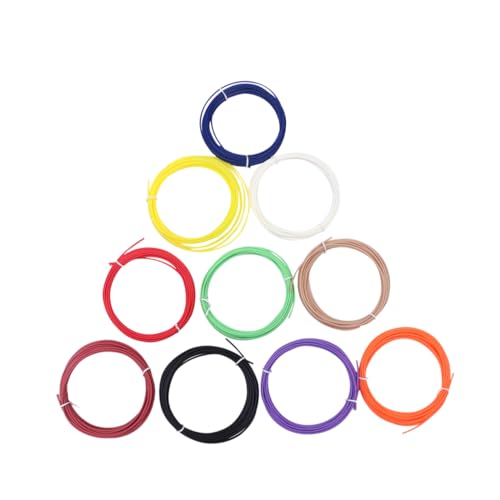 HEALLILY 3D Druckdraht Verbrauchsmaterial Pla Draht Abs Verbrauchsmaterial 3D Druckstift 3D Druckmaschine 3D Druckmaterialien Druckerfilament Bundle Seide 3D Stiftfilament 3D von HEALLILY