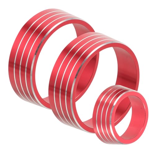 HEALLILY 3Stücke Klimaanlagen Knopfverkleidungen für Fit Dekorative Ringe für Mittelkonsolenknöpfe Einfach zu Installieren Lichtbeständig HEALLILY 3Stücke Klimaanlagen Knopfverkleidungen für Fit Dekorative Ringe für Mittelkonsolenknöpfe Einfach zu Installieren Lichtbeständig von HEALLILY