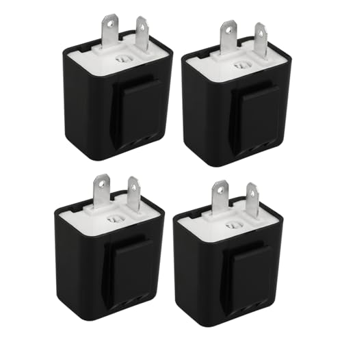 HEALLILY 4 Stück Lichtregler Blinklicht Scheuklappen -blinkrelais Motorrad Blinker Automobil Bernstein Elektronisches Bauteil Schwarz HEALLILY 4 Stück Lichtregler Blinklicht Scheuklappen -blinkrelais Motorrad Blinker Automobil Bernstein Elektronisches Bauteil Schwarz von HEALLILY