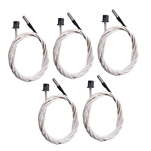 HEALLILY 5Stücke Ntck Thermistor Hochtemperatur Wärmewiderstand für Hot End Teile Lange Kabel Präzise Temperaturmessung Korrosionsbeständig Langlebig HEALLILY 5Stücke Ntck Thermistor Hochtemperatur Wärmewiderstand für Hot End Teile Lange Kabel Präzise Temperaturmessung Korrosionsbeständig Langlebig von HEALLILY