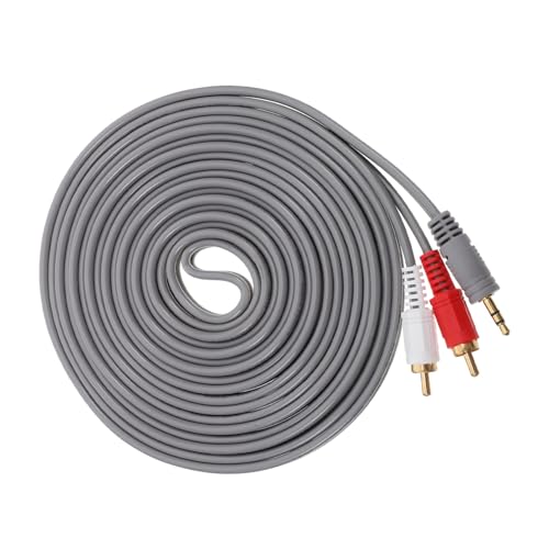 HEALLILY Audioleitung Wohnung Audio- Draht Lautsprecher Kabel Kupferbeschichtetes Aluminium Grey von HEALLILY