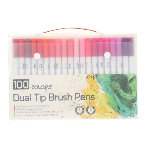 HEALSOPTHY 100 Stück Doppelseitiger Markierungsstift Farbstift-marker-tool Kunst-pinselstift-marker Kunstmalstifte Markierungen Mit Zwei Spitzen Markierungsstifte Mit Zwei Spitzen Schwamm HEALSOPTHY 100 Stück Doppelseitiger Markierungsstift Farbstift-marker-tool Kunst-pinselstift-marker Kunstmalstifte Markierungen Mit Zwei Spitzen Markierungsstifte Mit Zwei Spitzen Schwamm von HEALSOPTHY