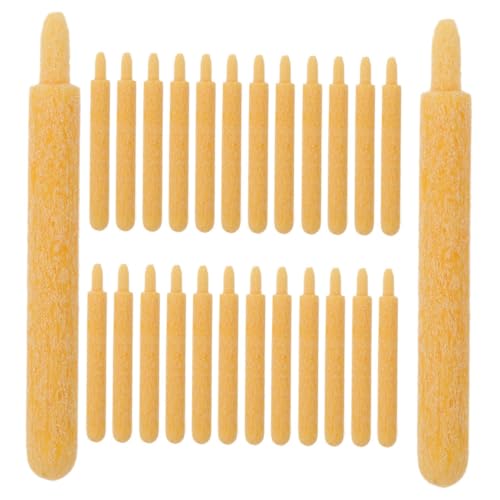 HEALSOPTHY 30 Stück Ersatzspitze Für Markierstifte Markierungsspitzen Marker -stift -ersatznibs Ersatzspitzen Für Farbmarker Marker-stift-punkte Ersatzspitzen Für Farbstifte Yellow Polyester von HEALSOPTHY