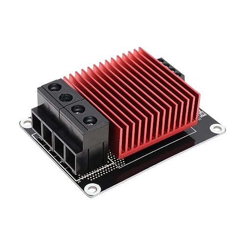 HEALSOPTHY Bettheizung 3d drucker zubehör Induktion Kontrolle Heizbett für 3d drucker Hitze Heizbett Erweiterungsmodul Hochleistungsmodul Zusatzmodul Heizung für 3d-drucker Warmbettmodul rot von HEALSOPTHY