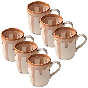 6 HEART & SOUL Kaffeebecher Perfect Match Oyster braun 0,25 l 6 HEART & SOUL Kaffeebecher Perfect Match Oyster braun 0,25 l von HEART & SOUL