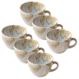 6 HEART & SOUL Kaffeetassen Perfect Match Breeze blau 0,21 l 6 HEART & SOUL Kaffeetassen Perfect Match Breeze blau 0,21 l von HEART & SOUL