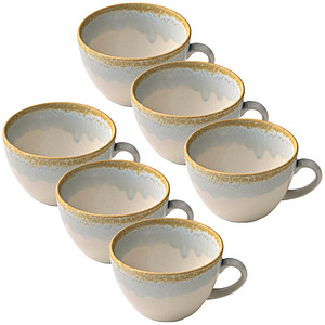 6 HEART & SOUL Kaffeetassen Perfect Match Breeze blau 0,34 l 6 HEART & SOUL Kaffeetassen Perfect Match Breeze blau 0,34 l von HEART & SOUL