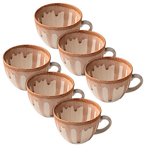 6 HEART & SOUL Kaffeetassen Perfect Match Oyster braun 0,21 l 6 HEART & SOUL Kaffeetassen Perfect Match Oyster braun 0,21 l von HEART & SOUL