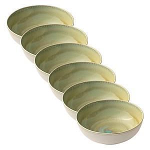 6 HEART & SOUL Schalen Perfect Match Thyme grün 23,0 cm 6 HEART & SOUL Schalen Perfect Match Thyme grün 23,0 cm von HEART & SOUL