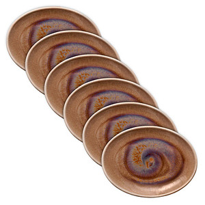 6 HEART & SOUL Servierplatten Perfect Match Oyster braun 25,0 x 19,0 cm 6 HEART & SOUL Servierplatten Perfect Match Oyster braun 25,0 x 19,0 cm von HEART & SOUL