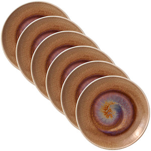 6 HEART & SOUL Teller Perfect Match Oyster braun 21,0 cm 6 HEART & SOUL Teller Perfect Match Oyster braun 21,0 cm von HEART & SOUL
