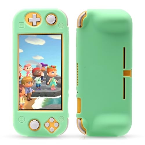 HEATFUN Silikon-Schutzhülle für Nintendo Switch Lite, Schutzhülle für Nintendo Switch Lite, mit Displayschutzfolie und 6 Daumengriffen, Grün HEATFUN Silikon-Schutzhülle für Nintendo Switch Lite, Schutzhülle für Nintendo Switch Lite, mit Displayschutzfolie und 6 Daumengriffen, Grün von HEATFUN