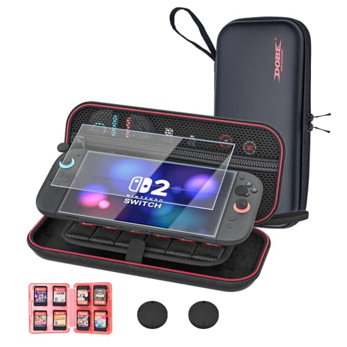 HEATFUN Switch 2 Carrying Case,Travel Case for Switch 2 with Game Card Case and Tempered Glass Screen Protectors for Switch 2 HEATFUN Switch 2 Carrying Case,Travel Case for Switch 2 with Game Card Case and Tempered Glass Screen Protectors for Switch 2 von HEATFUN