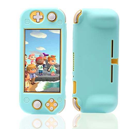 Silikonhülle für Nintendo Switch Lite, Schutzhülle für Nintendo Switch Lite mit Displayschutzfolie und 6 Daumengriffen - Animal Crossing Blau Silikonhülle für Nintendo Switch Lite, Schutzhülle für Nintendo Switch Lite mit Displayschutzfolie und 6 Daumengriffen - Animal Crossing Blau von HEATFUN