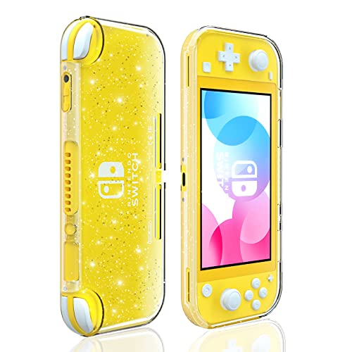 Switch Lite Schutzhülle, Switch Lite Clear Glitter Case, Shiny Sparkly Switch Lite TPU Cover - 1 Packung Switch Lite Schutzhülle, Switch Lite Clear Glitter Case, Shiny Sparkly Switch Lite TPU Cover - 1 Packung von HEATFUN