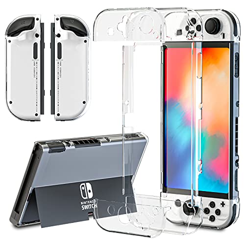 Upgraded Switch OLED Clear Case, Switch OLED Schutzhülle, Switch OLED Hard Case - Switch OLED Zubehör Upgraded Switch OLED Clear Case, Switch OLED Schutzhülle, Switch OLED Hard Case - Switch OLED Zubehör von HEATFUN