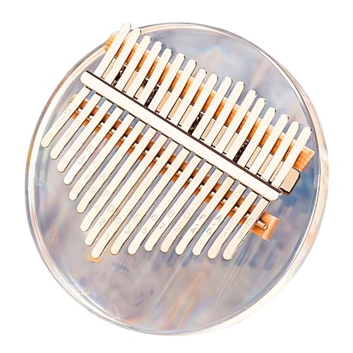 HEATSHAKING 1Satz Mini Kalimba Acryl Tasten Daumenklavier Transparente für Anfänger für Musikliebhaber und Reisen mit Schönem Design und Einfachem Spielgefühl von HEATSHAKING
