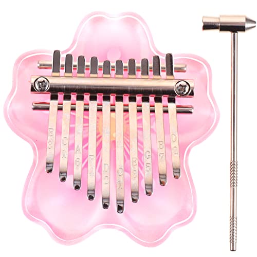 HEATSHAKING 1Satz Mini Kalimba Klavier für Daumenklavier Buntem Design Einfach zu Erlernen Professionelles Musikinstrument mit Exzellenter Verarbeitung für Anfänger von HEATSHAKING