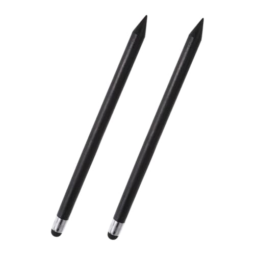 HEATSHAKING 2 Stück Stift Empfindlichkeit Komfortabel Malerei Kreativ Zelle Berühren Kapazitiv Telefonzubehör Touch-Screen Universal- Bildschirm Büro Tablette Plastik Black HEATSHAKING 2 Stück Stift Empfindlichkeit Komfortabel Malerei Kreativ Zelle Berühren Kapazitiv Telefonzubehör Touch-Screen Universal- Bildschirm Büro Tablette Plastik Black von HEATSHAKING