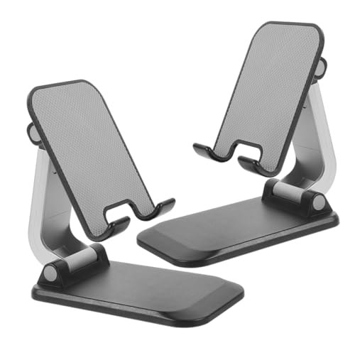 HEATSHAKING 2 Stück handyhalter Klappständer Handyständer zusammenklappbarer Telefonständer tragbarer Telefonständer Smartphone-Ständer Telefonhalterständer Abs Black HEATSHAKING 2 Stück handyhalter Klappständer Handyständer zusammenklappbarer Telefonständer tragbarer Telefonständer Smartphone-Ständer Telefonhalterständer Abs Black von HEATSHAKING