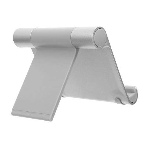 HEATSHAKING Kreativer Mobiltelefonhalter aus Aluminiumlegierung rutschfest für Tablets Smartphones Stabiler Desktop Halter für Büro Zuhause Silberfarben HEATSHAKING Kreativer Mobiltelefonhalter aus Aluminiumlegierung rutschfest für Tablets Smartphones Stabiler Desktop Halter für Büro Zuhause Silberfarben von HEATSHAKING