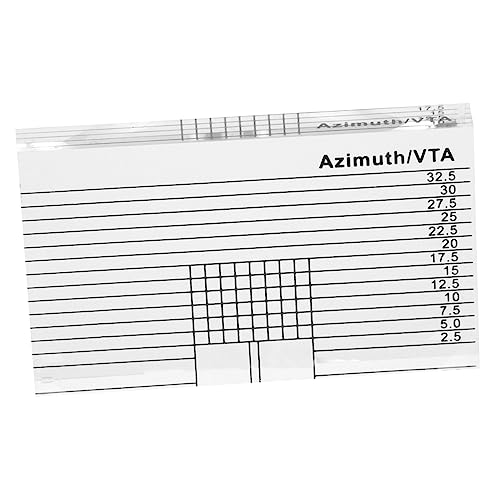 HEATSHAKING Messgerät Vinyl Tonarm Ausrichtungslineal Präzises Werkzeug zur Geschwindigkeitsdetektion Langlebig Stabil Transparentes Zubehör HEATSHAKING Messgerät Vinyl Tonarm Ausrichtungslineal Präzises Werkzeug zur Geschwindigkeitsdetektion Langlebig Stabil Transparentes Zubehör von HEATSHAKING