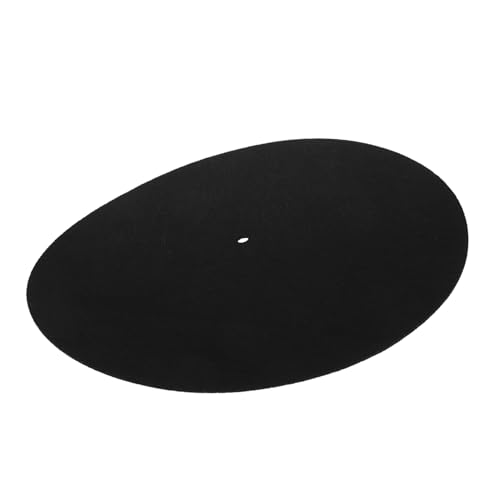 HEATSHAKING Plattenspielermatte aus Antistatisch und Rutschfest Schützt Schallplatten für Vinyl und Heimplattenspieler Leicht zu Handhaben von HEATSHAKING