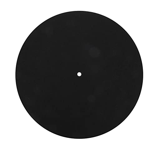 HEATSHAKING Schallplattenmatte Dicke Filz Drehtischmatte zum Schutz von Vinyl Schallplatten für Schallplattenspieler Geräusche und Vibrationen Verbessert von HEATSHAKING