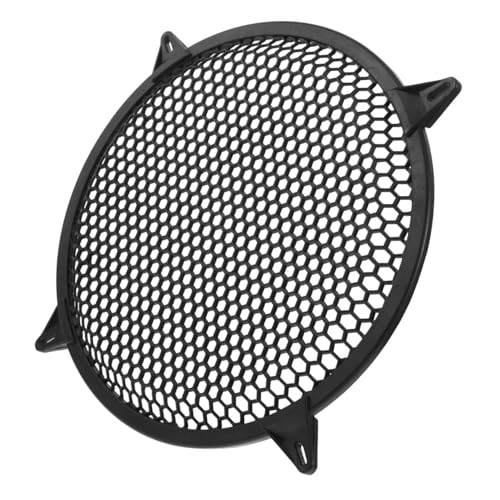 HEATSHAKING Schutzhülle für Audiolautsprecher Lautsprecherabdeckungen Lautsprechergrillabdeckung im Auto Lautsprecher Abdeckung Lautsprecher-Schutzabdeckung Sprecher Grill Mesh Plastik Black von HEATSHAKING