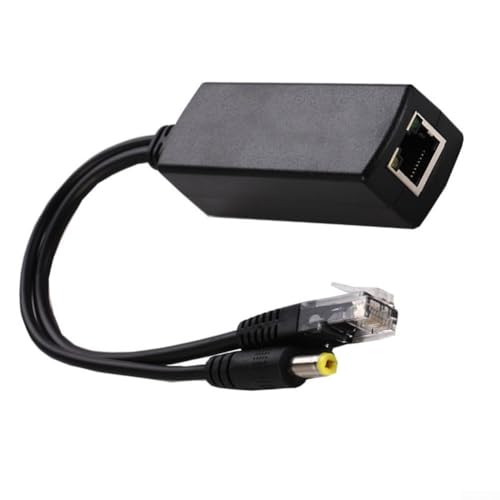 Für POE-Splitter, Standardadapter, 48 V auf 12 V, 1 A/2 A, mit Spannungsregelung für verbesserten Geräteschutz Für POE-Splitter, Standardadapter, 48 V auf 12 V, 1 A/2 A, mit Spannungsregelung für verbesserten Geräteschutz von HEBEOT