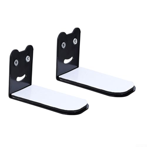 HEBEOT Schwarzes Wandhalterungs-Set für Soundbar, effiziente platzsparende Lösung, verstellbare Installation, stabile Metallkonstruktion, groß von HEBEOT