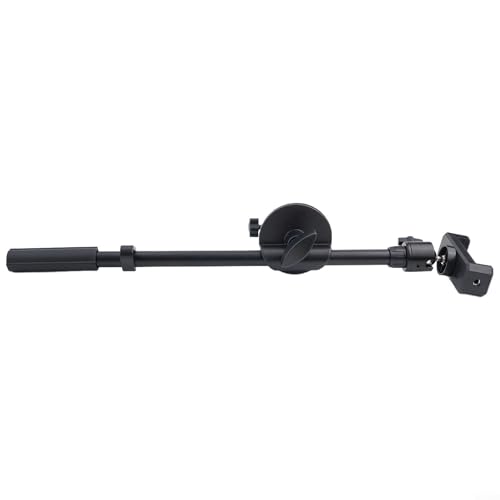 Robuster, drehbarer Mikrofonständer mit verstellbaren Funktionen, kompatibel mit Handys und Tablets, 35 cm Länge (für Smartphone) von HEBEOT