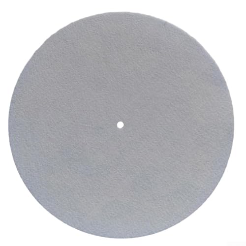 Stilvolle, rutschfeste Filzunterlage für Phonograph-Vinyl, leicht zu reinigen und zu pflegen, Weiß Stilvolle, rutschfeste Filzunterlage für Phonograph-Vinyl, leicht zu reinigen und zu pflegen, Weiß von HEBEOT