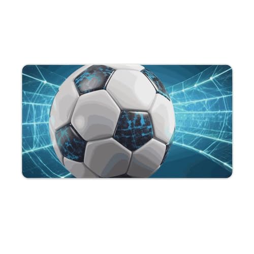 Gaming-Mauspad, Schreibtischunterlage, großes Mauspad, Fußball, Sportball, LED-Mauspad, rutschfeste Unterseite, wasserdicht, Schreibtischunterlage für Büro und Zuhause Gaming-Mauspad, Schreibtischunterlage, großes Mauspad, Fußball, Sportball, LED-Mauspad, rutschfeste Unterseite, wasserdicht, Schreibtischunterlage für Büro und Zuhause von HEBVNJF