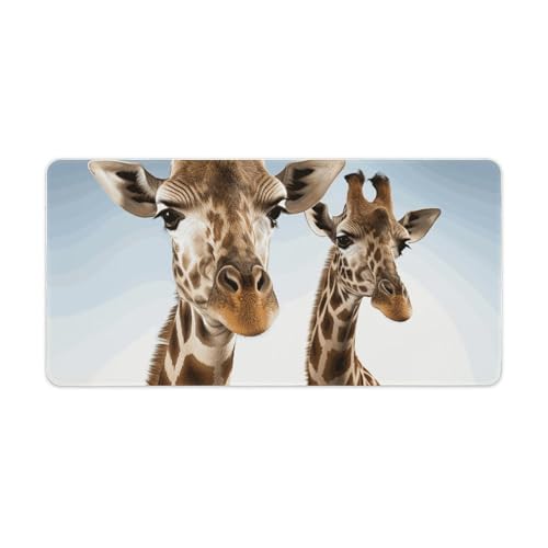 Gaming-Mauspad, Schreibtischunterlage, großes Mauspad, Giraffenhälse, LED-Mauspad, rutschfeste Unterseite, wasserdicht, Schreibtisch-Schreibunterlage für Büro und Zuhause Gaming-Mauspad, Schreibtischunterlage, großes Mauspad, Giraffenhälse, LED-Mauspad, rutschfeste Unterseite, wasserdicht, Schreibtisch-Schreibunterlage für Büro und Zuhause von HEBVNJF