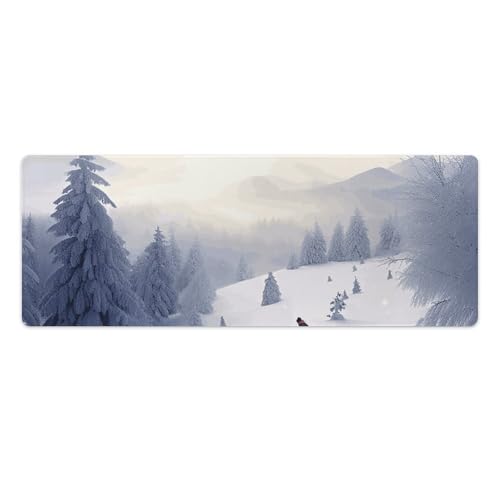 Gaming-Mauspad, Schreibtischunterlage, großes Mauspad, Winter, Skifahren, LED-Mauspad, rutschfeste Unterseite, wasserdicht, Schreibtisch-Schreibunterlage für Büro und Zuhause Gaming-Mauspad, Schreibtischunterlage, großes Mauspad, Winter, Skifahren, LED-Mauspad, rutschfeste Unterseite, wasserdicht, Schreibtisch-Schreibunterlage für Büro und Zuhause von HEBVNJF