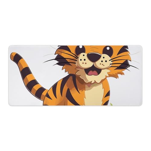 Gaming-Mauspad, Schreibtischunterlage, großes Mauspad, gepunkteter Tiger, LED-Mauspad, rutschfeste Unterseite, wasserdicht, Schreibtisch-Schreibunterlage für Büro und Zuhause Gaming-Mauspad, Schreibtischunterlage, großes Mauspad, gepunkteter Tiger, LED-Mauspad, rutschfeste Unterseite, wasserdicht, Schreibtisch-Schreibunterlage für Büro und Zuhause von HEBVNJF