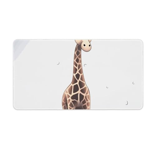 Gaming-Mauspad, Schreibtischunterlage, großes Mauspad, niedliche Giraffe, LED-Mauspad, rutschfeste Unterseite, wasserdicht, Schreibtisch-Schreibunterlage für Büro und Zuhause Gaming-Mauspad, Schreibtischunterlage, großes Mauspad, niedliche Giraffe, LED-Mauspad, rutschfeste Unterseite, wasserdicht, Schreibtisch-Schreibunterlage für Büro und Zuhause von HEBVNJF