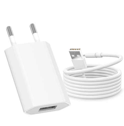 2m Ladekabel für i Phone 11 8 7 6 6S 5 5S 5C Plus SE X XS XR 12 13 14, 5V 1A Ladegerät für Phone, USB Schnellladekabel Adapter Ladeadapter Netzteil mit Kabel 2m Ladekabel für i Phone 11 8 7 6 6S 5 5S 5C Plus SE X XS XR 12 13 14, 5V 1A Ladegerät für Phone, USB Schnellladekabel Adapter Ladeadapter Netzteil mit Kabel von HECHOBO