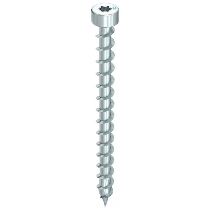 HECO-TOPIX-plus Holzbauschraube Stahl verzinkt Zylinderkopf TX Vollgewinde 10x380 - 50 Stück von HECO-Schrauben GmbH & Co. KG